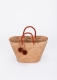 St Tropez Bolsa Tote de Senhora Laranja - Kayu | Bolsa de Mão de Senhora de Palha